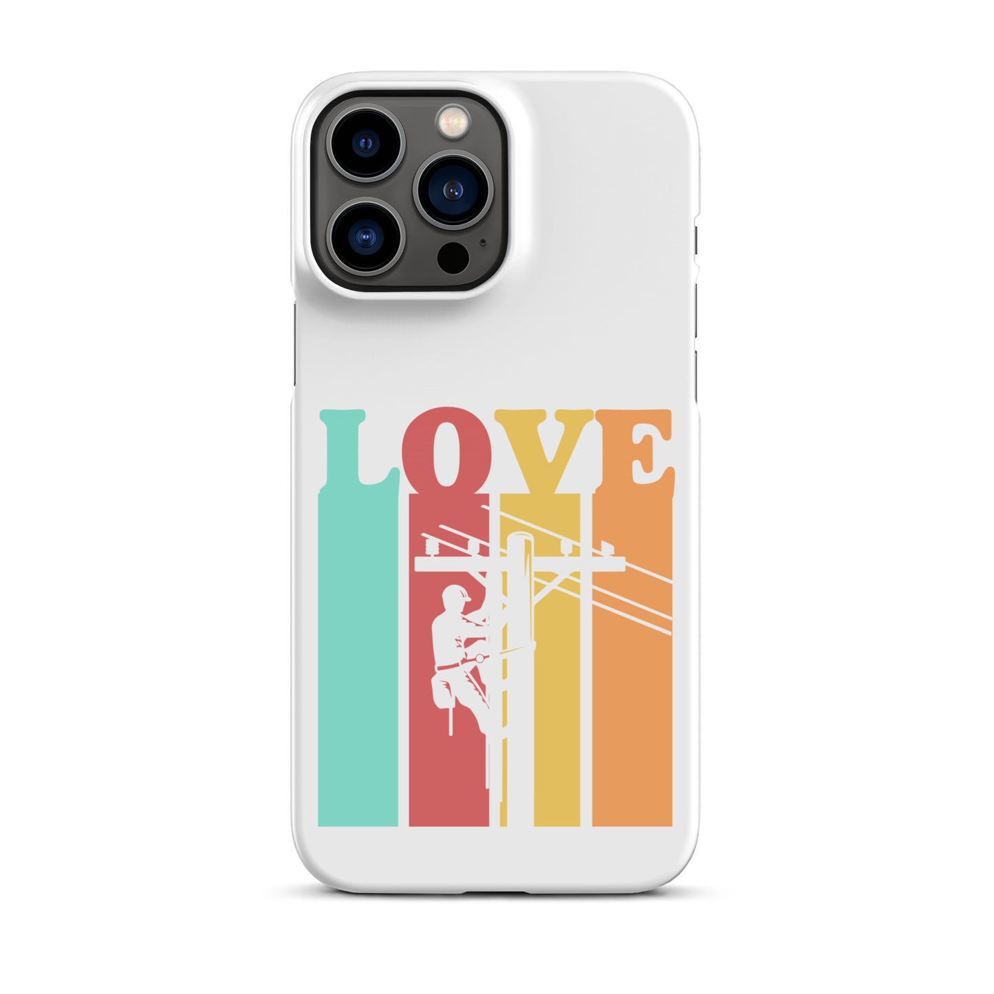 Love Retro Lineman Snap case for iPhone®