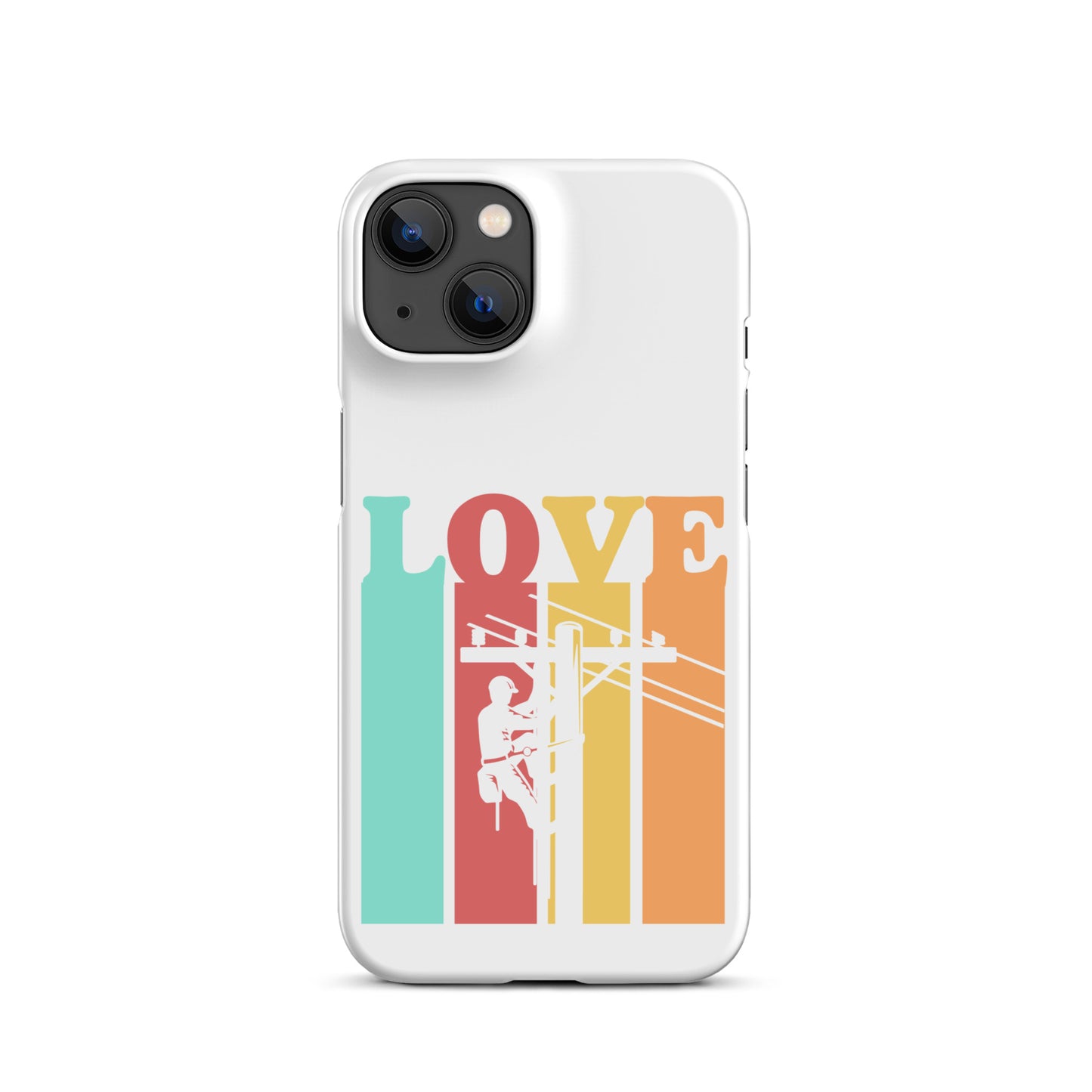 Love Retro Lineman Snap case for iPhone®