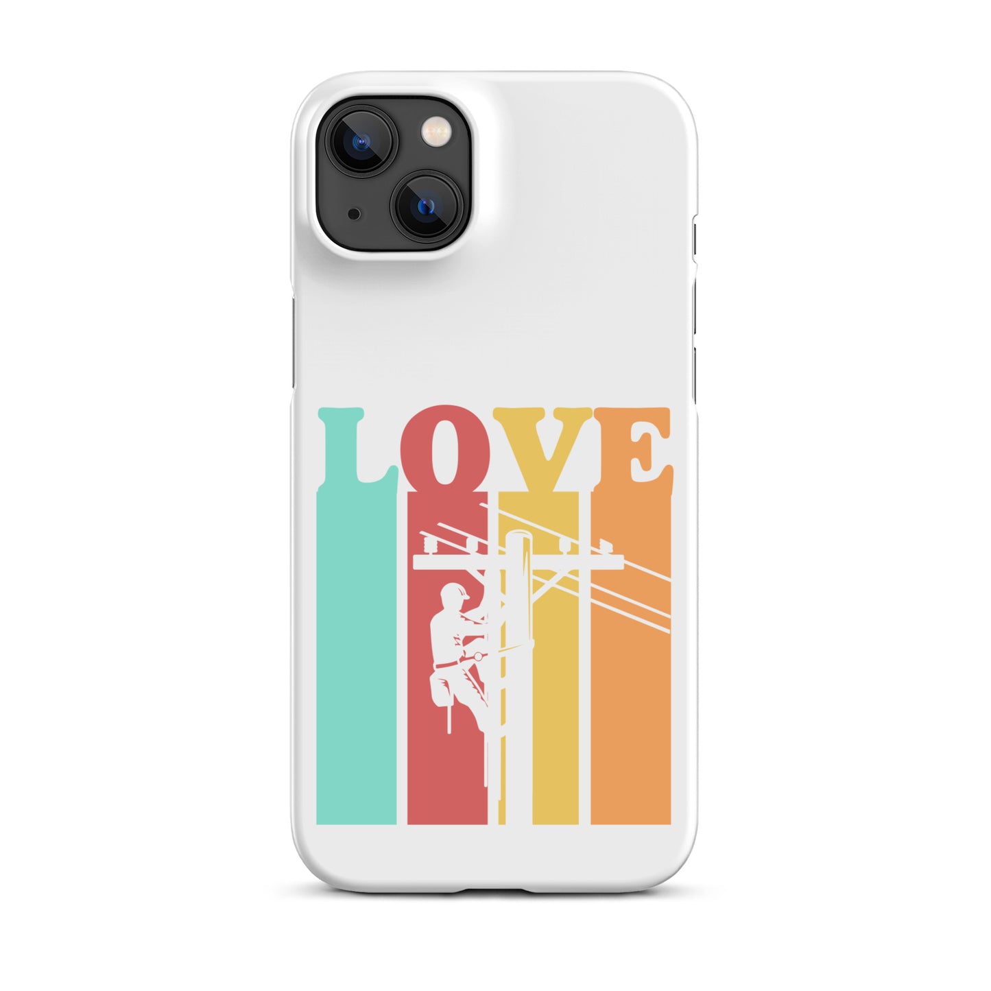 Love Retro Lineman Snap case for iPhone®