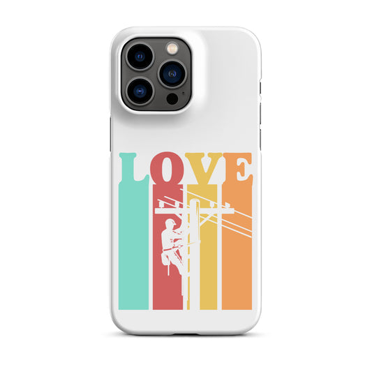 Love Retro Lineman Snap case for iPhone®