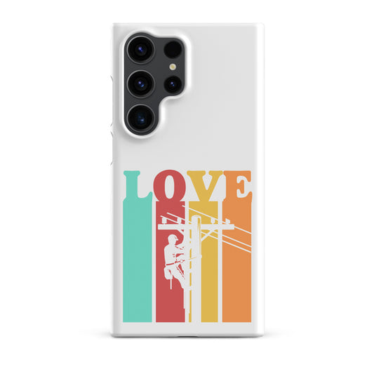 Love Retro Lineman Snap case for Samsung®