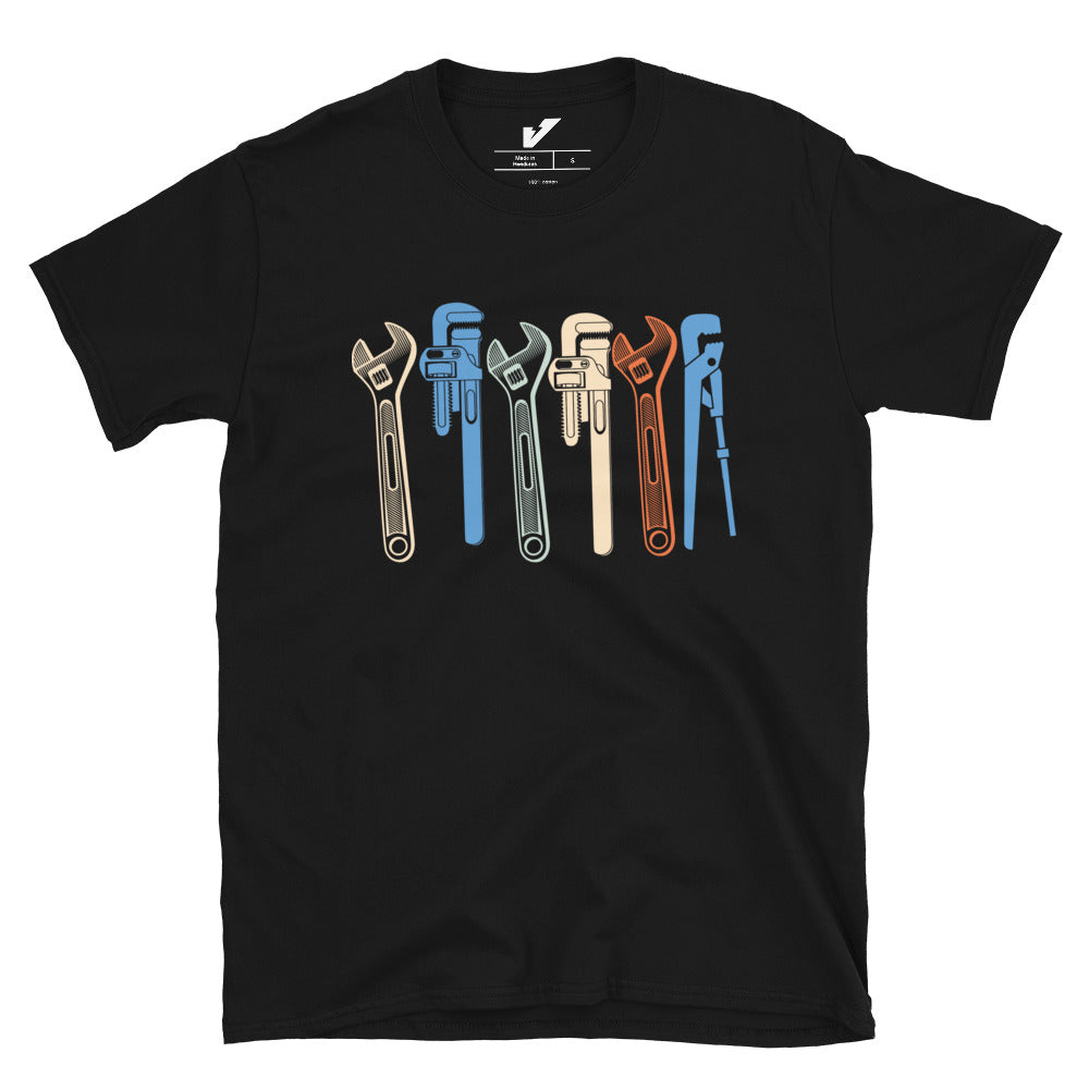 Retro Tools Plumber T-shirt