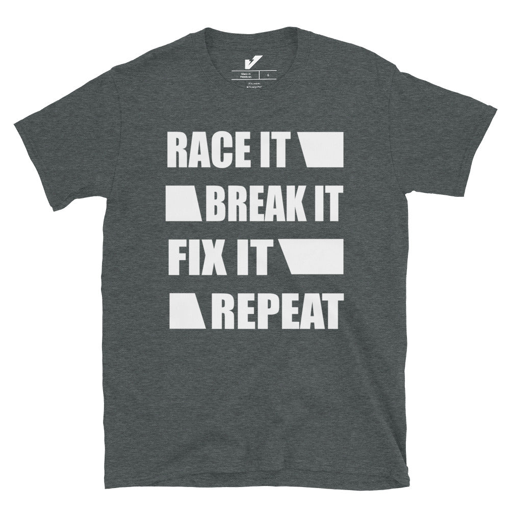 Race it Break it Fix it Repeat Mechanic T-shirt