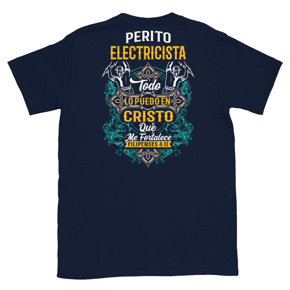 I Can Do All Things Electrician T-Shirt Spanish