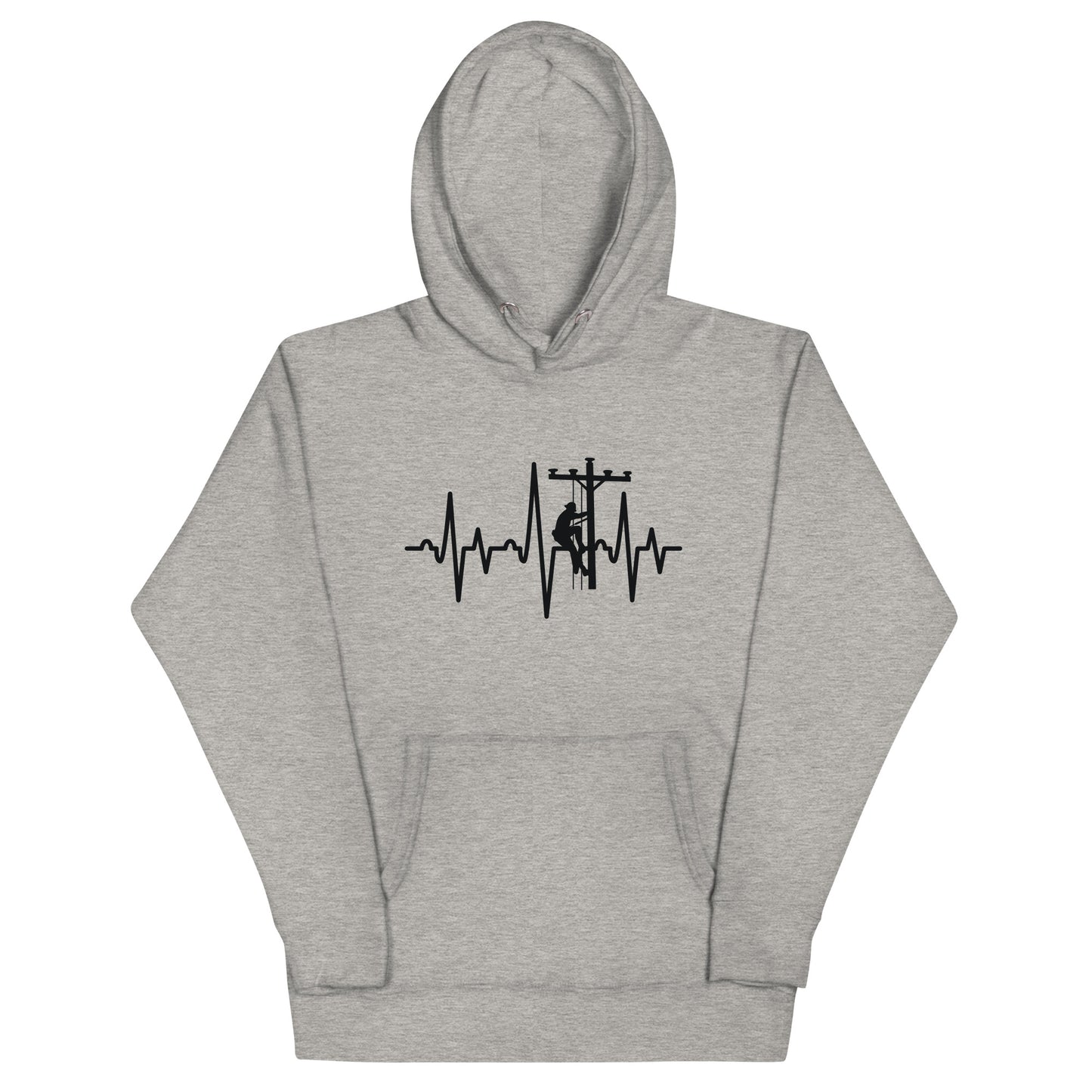 Lineman Heartbeat Unisex Hoodie