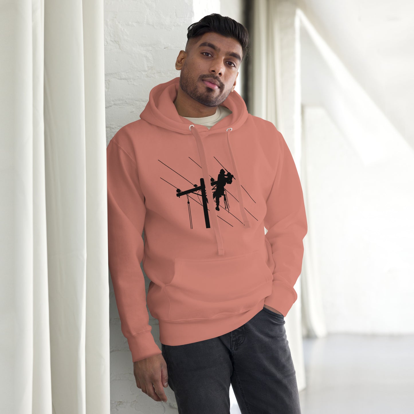 Lineman Line Life Unisex Hoodie