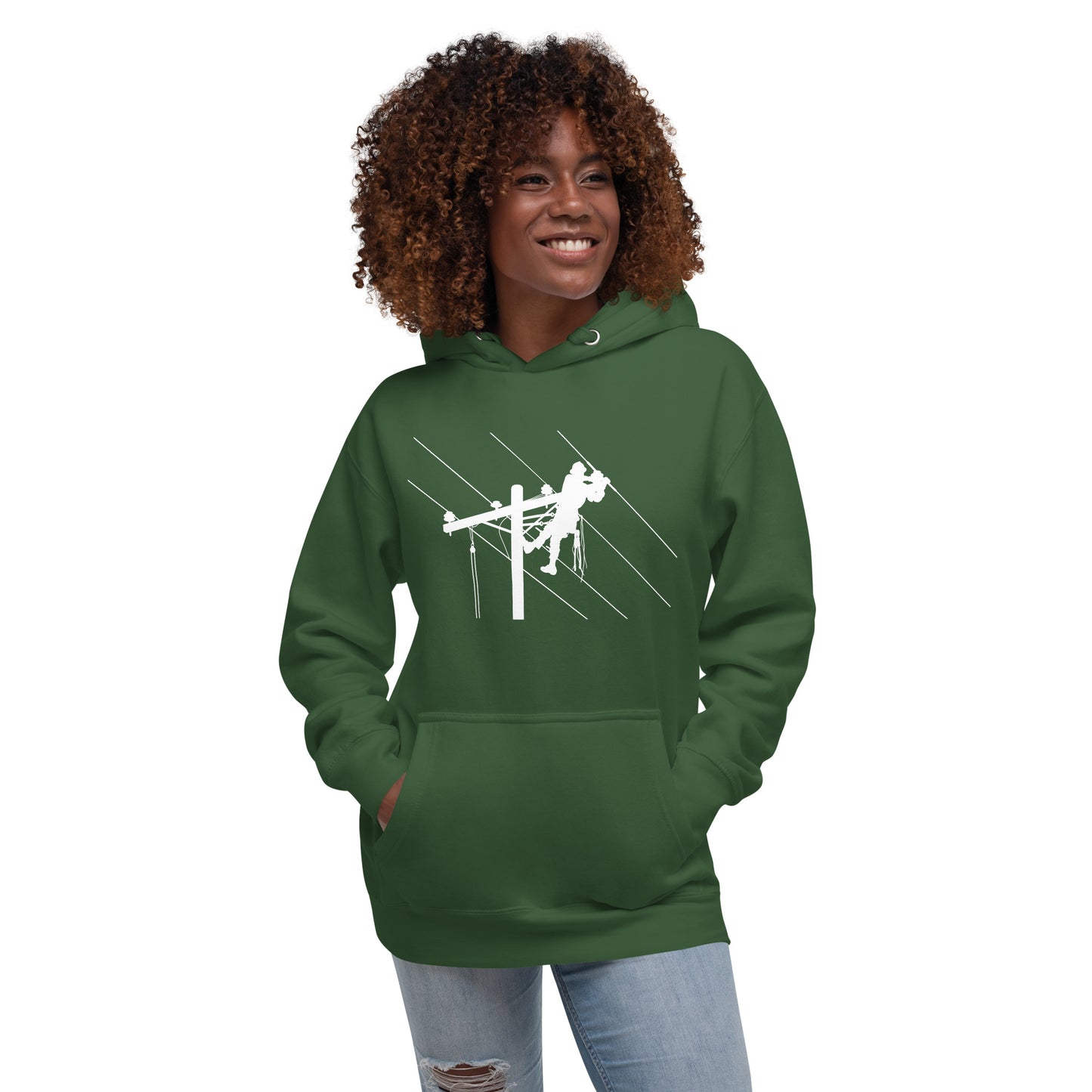 Lineman Line Life Unisex Hoodie