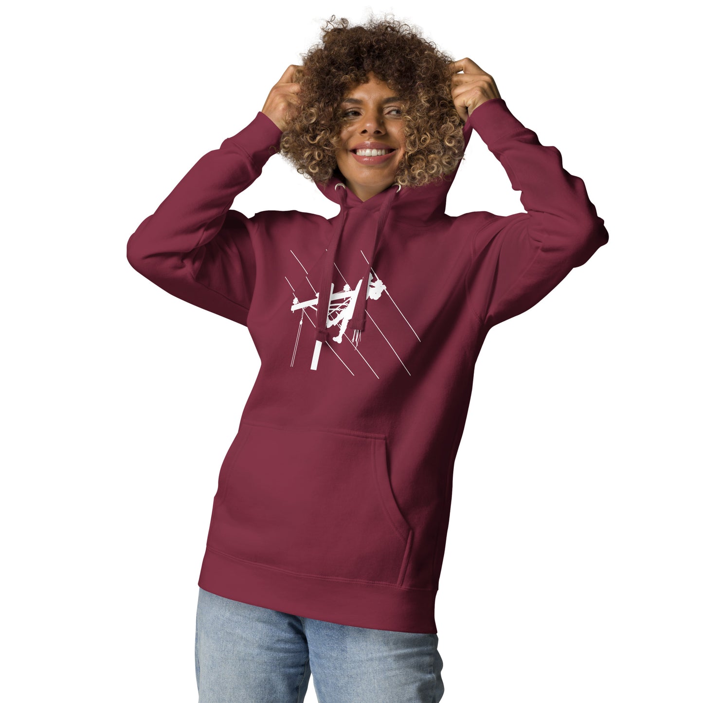 Lineman Line Life Unisex Hoodie