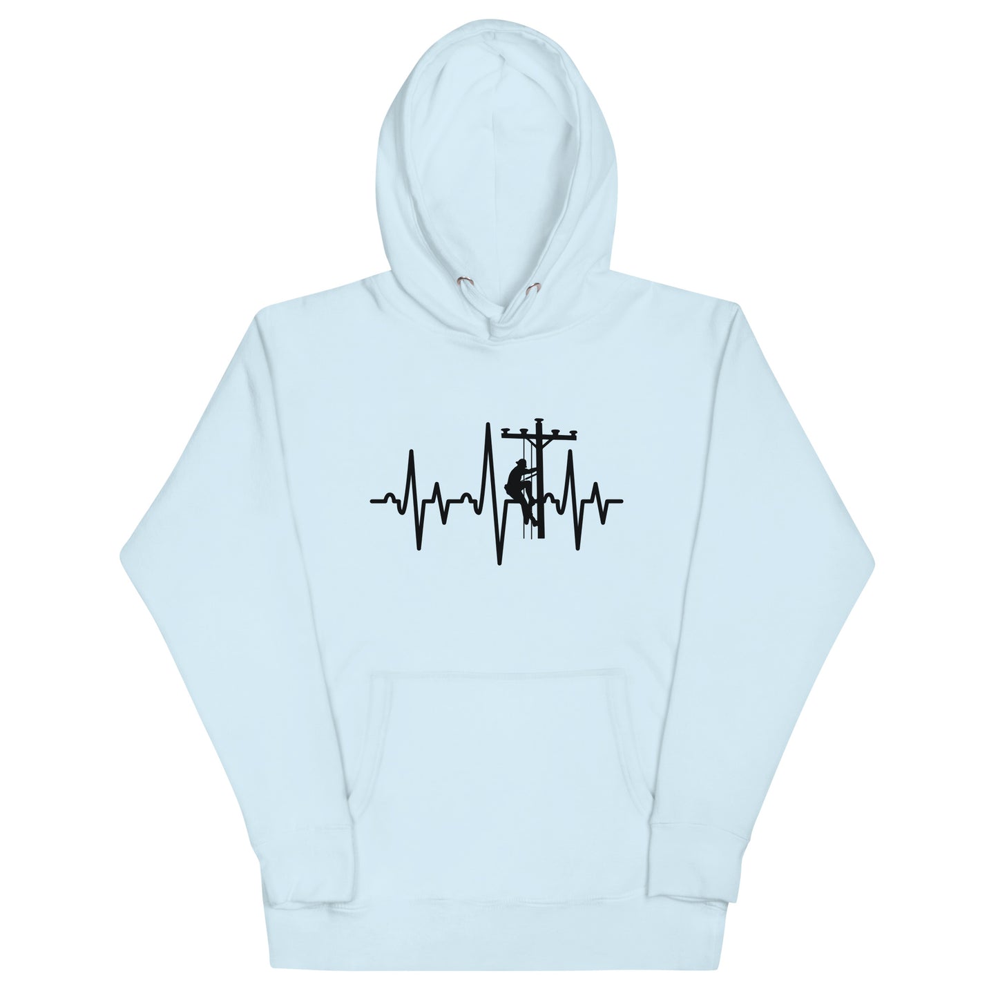 Lineman Heartbeat Unisex Hoodie