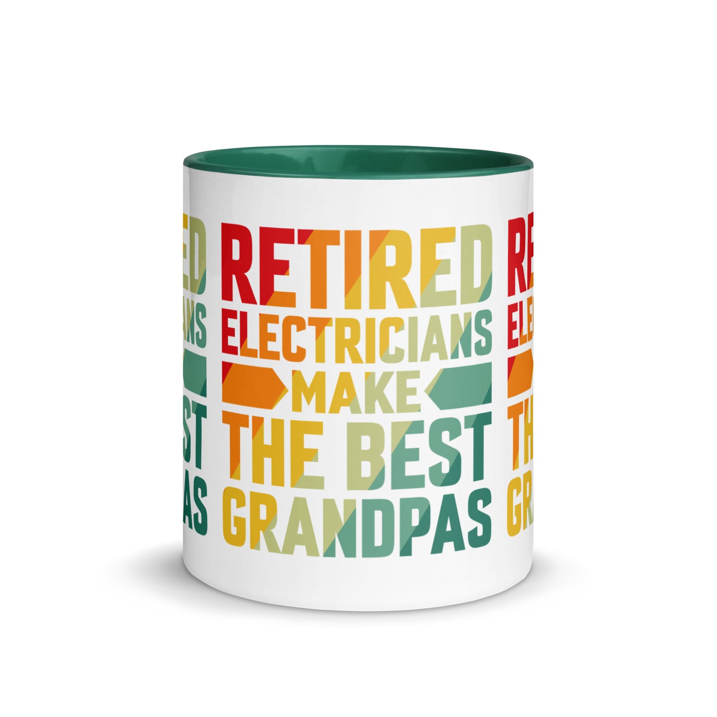 Retired Electricians Make The Best Grandpas Mug with Color Inside