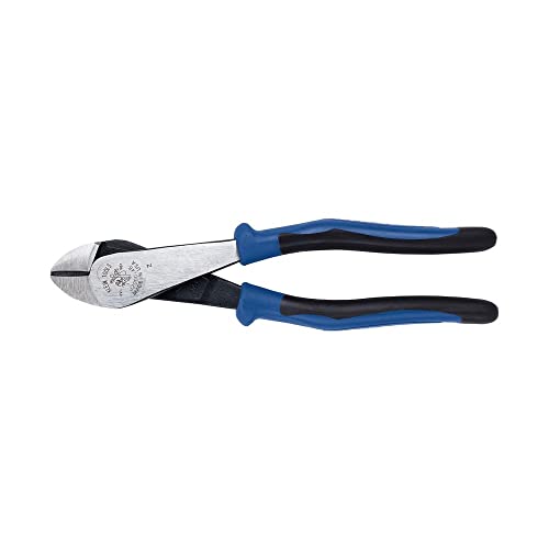 Pinzas Klein Tools J2000-48, pinzas de corte diagonal con cabeza angulada, resistentes para cortar ACSR, tornillos, clavos y la mayoría de los alambres endurecidos, 8 pulgadas