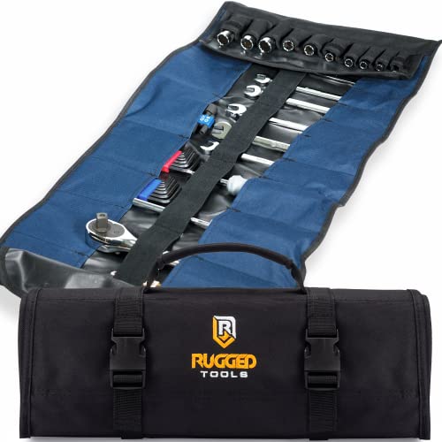 32 Pocket Tool Roll Organizer - Wrench Organizer & Tool Pouch