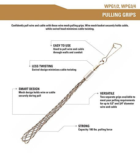 Southwire 58281040 1/2 in. Pulling Grip