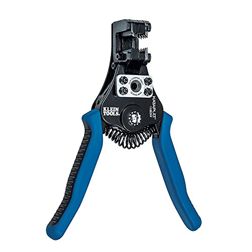 Klein Tools 11063W Wire Cutter / Wire Stripper, Heavy Duty Automatic Wire Stripper Tool for 8-20 AWG Solid and 10-22 AWG Stranded Electrical Wire