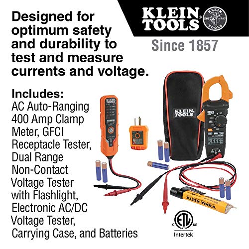 Klein Tools CL120VP Electrical Voltage Test Kit with Clamp Meter