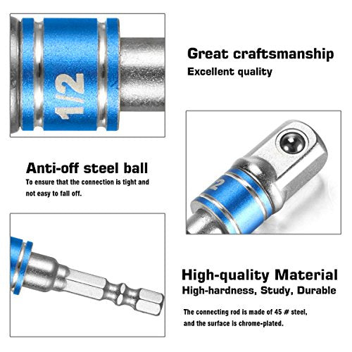 Impact Grade Socket Adapter/Extension Set