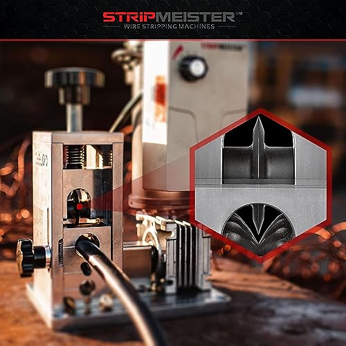 StripMeister E350x Wire Stripping Machine Kit: Complete Wire Stripping Solution with Blade Replacement and Ultra-Grip Feeder Replacement - Feeder & Shaft Assembly