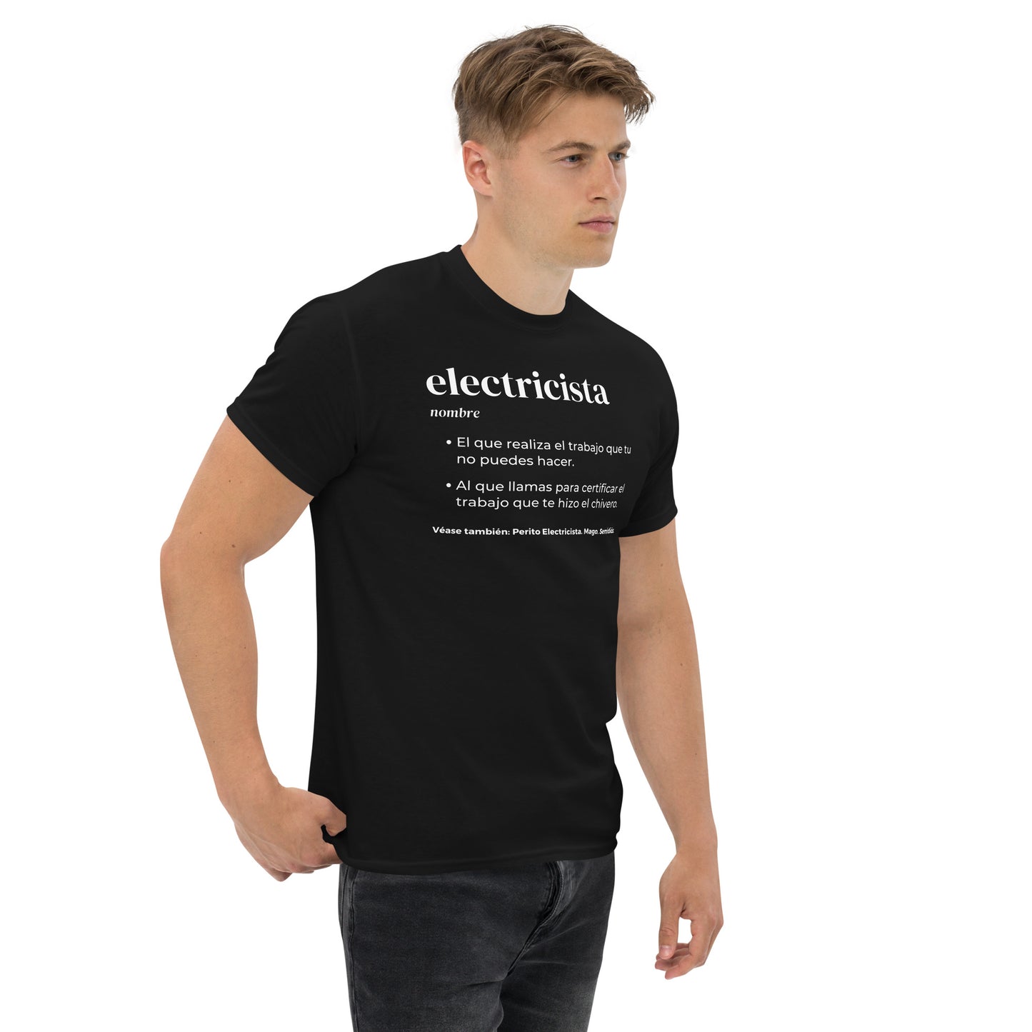 Electrician Meaning Dictionary T-Shirt Spanish