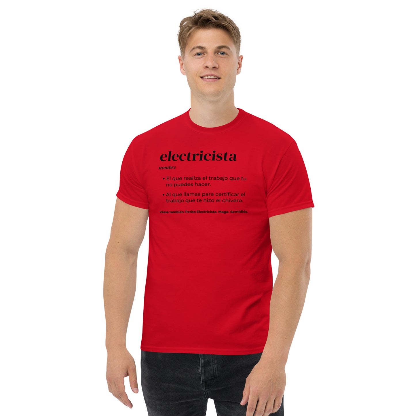 Electrician Meaning Dictionary T-Shirt Spanish