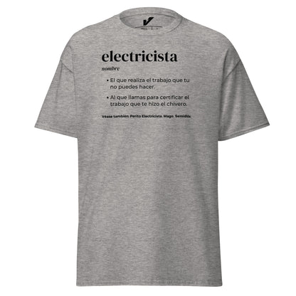 Electrician Meaning Dictionary T-Shirt Spanish