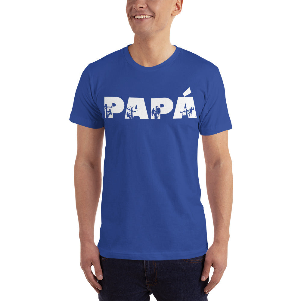 Dad Lineman T-Shirt Spanish