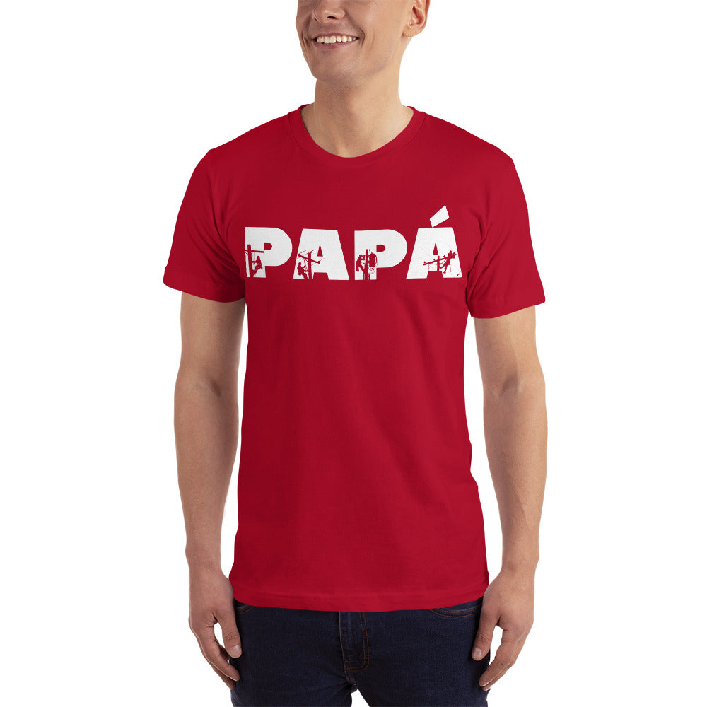 Dad Lineman T-Shirt Spanish