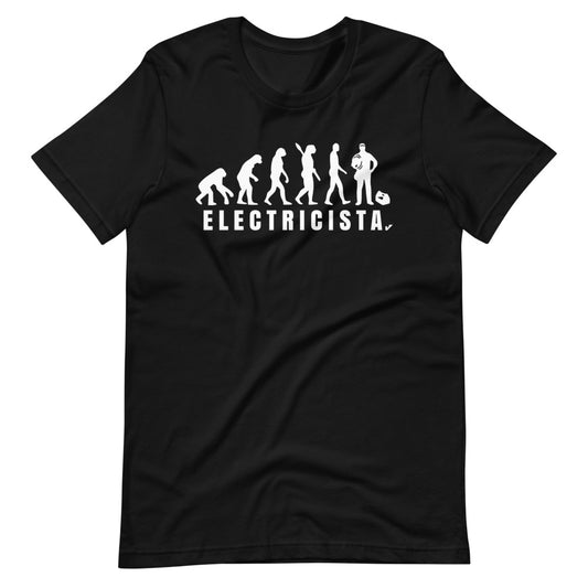 Evolution Electrician Short-Sleeve Unisex T-Shirt Spanish