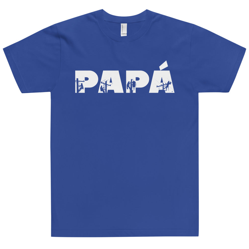 Dad Lineman T-Shirt Spanish