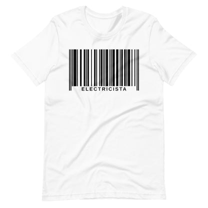 Electricista Código de Barra Camiseta de Manga Corta Unisex