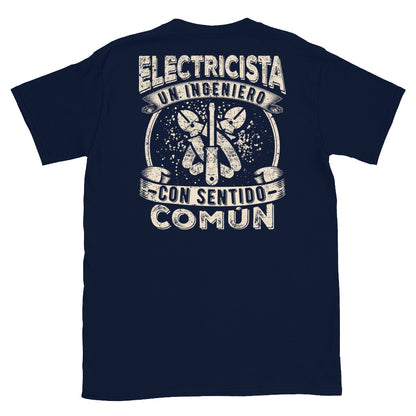 Electrician an Engineer with Common Sense T-Shirt Spanish