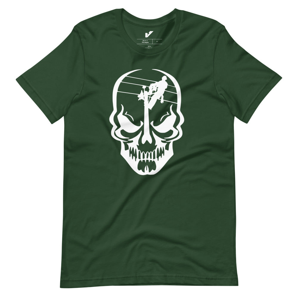 Lineman Front Skull T-shirt